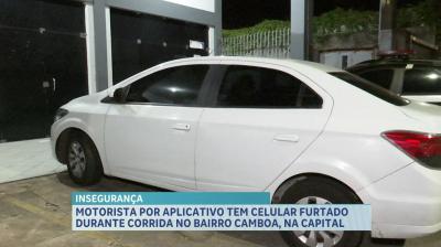 Motorista por aplicativo tem celular furtado durante corrida em São Luís