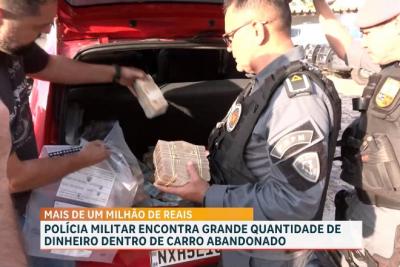 PM encontra R$ 1 milhão dentro de carro abandonado em São Luís