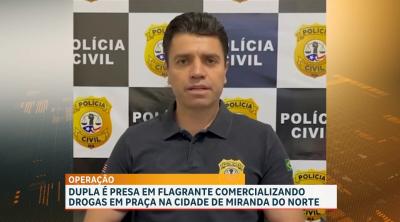 Presa dupla suspeita de tráfico de drogas em Miranda do Norte