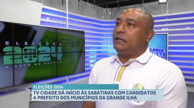 Junior Passinho, candidato à prefeitura de Raposa, participa de sabatina no Balanço Geral-MA