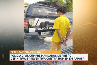 Preso investigado por triplo homicídio no bairro São Raimundo, em São Luís