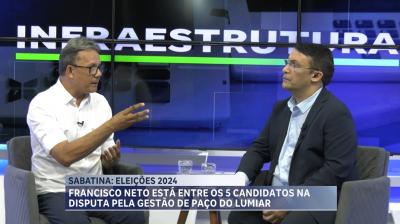 Candidato a preito de Paço do Lumiar, Francisco Neto apresenta propostas no Balanço Geral-MA