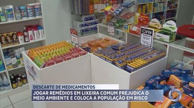 Descarte inadequado de remédios pode ser prejudicial ao meio ambiente