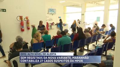 Sem registros da nova variante, Maranhão contabiliza 27 casos suspeitos da Mpox