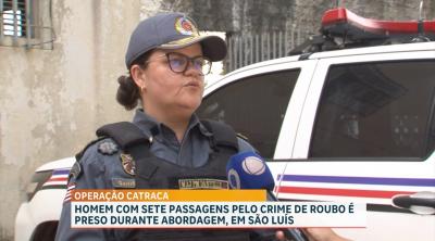 PM cumpre mandado de prisão durante Operação Catraca, em São Luís