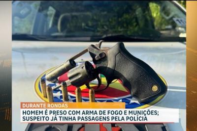 Polícia apreende arma de fogo em bar no Bairro de Fátima, em São Luís