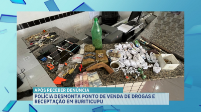 Polícia Militar desmonta ponto de venda de droga e receptação em Buriticupu