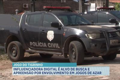 Polícia cumpre mandados em casa de influenciadora por envolvimento em jogos de azar