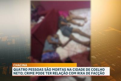 Polícia investiga assassinato de 4 pessoas em Coelho Neto