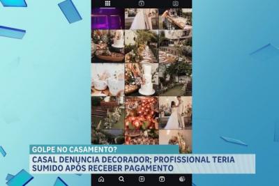 Casal denuncia decorador de casamentos por golpe