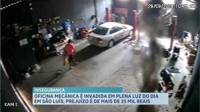 Oficina mecânica é invadida e tem objetos furtados em São Luís