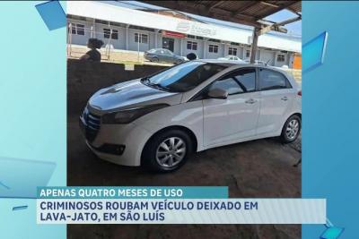 Jovem busca carro roubado de "lava-jato", em São Luís