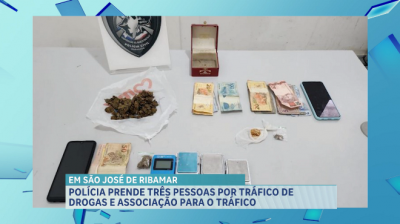 Três pessoas são apreendidas por tráficos de drogas e associação para o tráfico na grande ilha