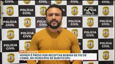 Polícia Civil prende suspeito de receptação em Buriticupu