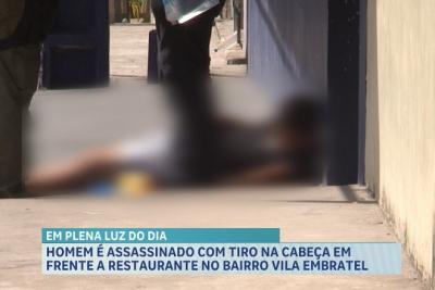 Homem é executado em frente a Restaurante Popular na Vila Embratel, em São Luís