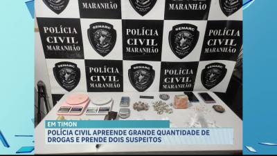 Polícia Civil realiza operação policial e apreende drogas em Timon