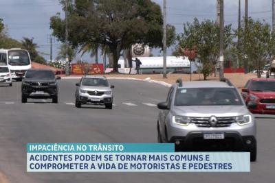 A impaciência no trânsito tem gerado mais acidentes envolvendo motoristas e pedestres