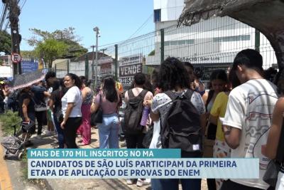 Mais de 170 mil inscritos realizam o ENEM no Maranhão