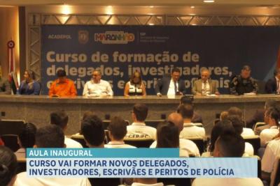 Curso vai formar novos delegados, investigadores, escrivães e peritos da Polícia Civil em São Luís