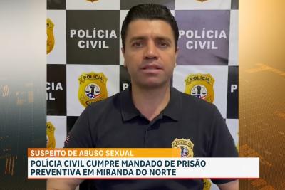 Polícia conduz homem investigado por abuso sexual em Miranda do Norte