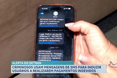 Detran: criminosos usam mensagens para aplicar golpes