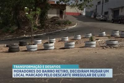 Moradores transformação lixão em jardim, mas descarte irregular persiste em São Luís