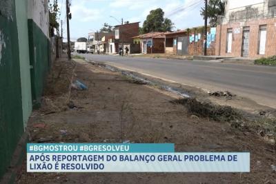 Após reportagem do Balanço Geral, problema é resolvido no bairro Cidade Olímpica