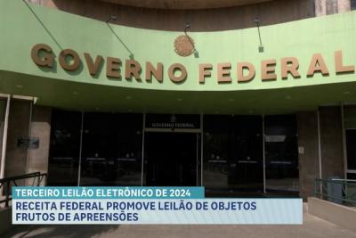 Receita Federal promove leilão de objetos frutos de apreensões