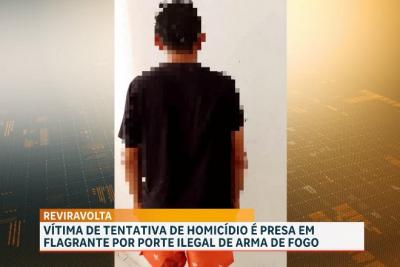 Vítima de tentativa de homicídio é detida por porte ilegal de arma de fogo em Buriticupu