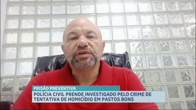 Polícia Civil prende investigado por tentativa de homicídio em Pastos Bons