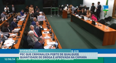 PEC que criminaliza porte de drogas é aprovada em câmara dos deputados