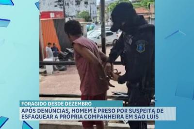 Foragido é preso após denúncias de agressão contra a própria companheira em São Luís