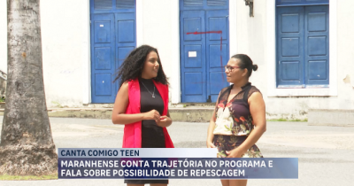 Maranhense conta experiência no programa Canta Comigo Teen