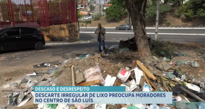 Descarte irregular de lixo na Avenida Vitorino Freire em São Luís preocupa moradores