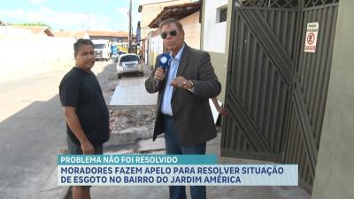 Morador reclama de problemas com esgoto em rua do Jardim América