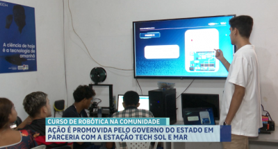 Projeto oferece curso de robótica e informática básica para jovens do bairro Sol e Mar, em São Luís