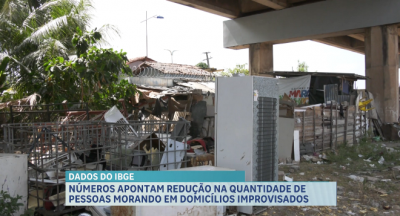 Maranhão tem redução no número de pessoas vivendo em domicílios improvisados