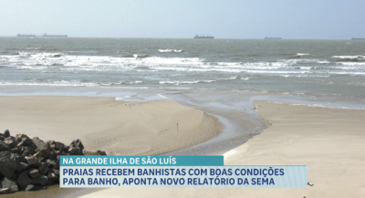 Praias da Grande Ilha rebem banhistas com boas condições para banhar, segundo relatório da SEMA