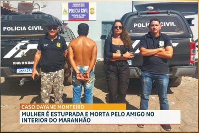 Preso suspeito de estuprar e assassinar mulher em Grajaú