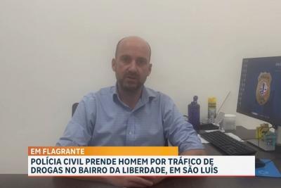 Senarc conduz em flagrante suspeito de tráfico de drogas na Liberdade