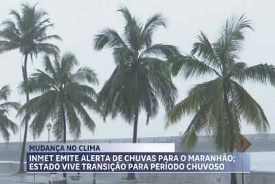 Período chuvoso se aproxima e Inmet emite alerta para o Maranhão