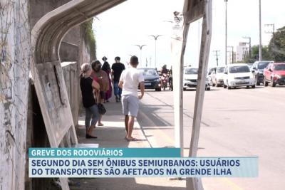 Ônibus do transporte público semiurbano continuam sem circular Grande Ilha