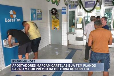 Mega da virada: apostas exclusivas começam com prêmio recorde de R$ 600 Milhões