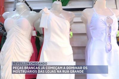 Lojas na Rua Grande já apostam em vendas para o Réveillon