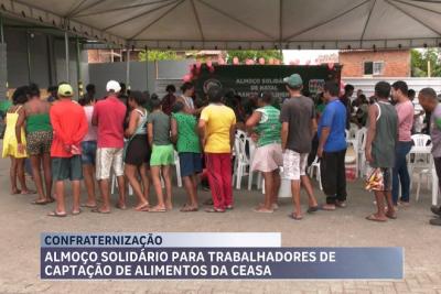 Banco de alimentos celebra Natal Solidário com parceiros e beneficiados