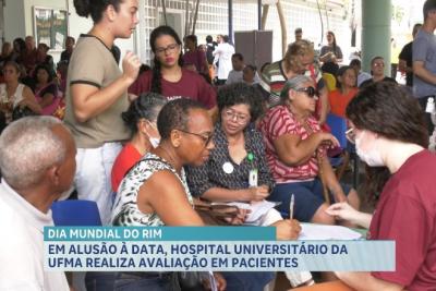 Hospital Universitário da UFMA promove ação para prevenção de doenças renais