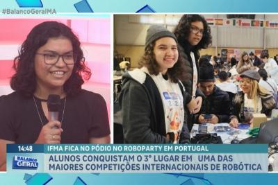 Vem Comigo: alunos do IFMA fazem história no RoboParty em Portugal