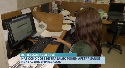 Más condições de trabalho podem afetar a saúde mental das pessoas