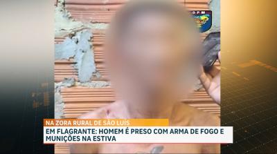PM conduz homem por porte ilegal de arma de fogo na Estiva