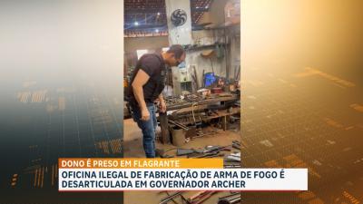 Polícia desarticula oficina clandestina de fabricação de armas em Governador Archer